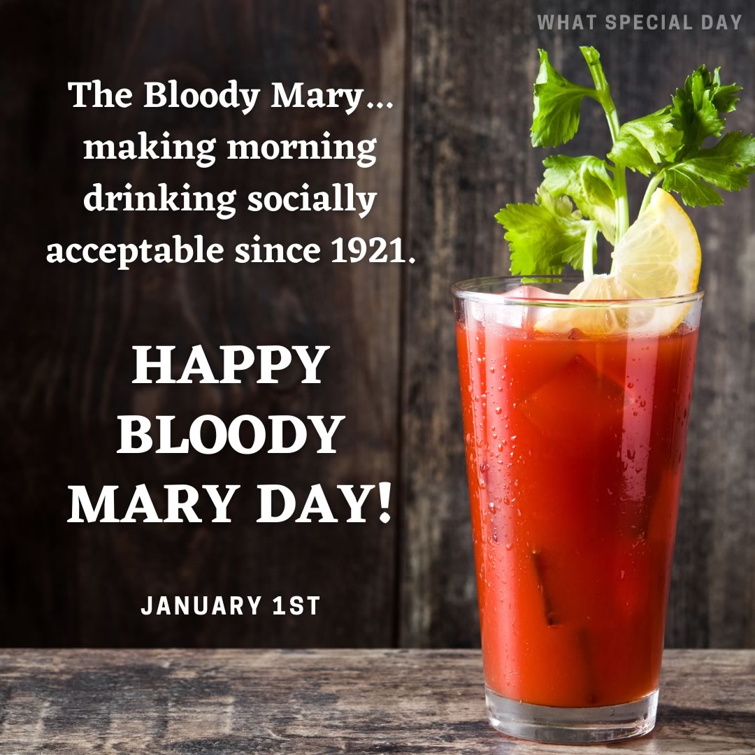 The Blood Mary... making morning drinking socially acceptable since 1921. Happy...