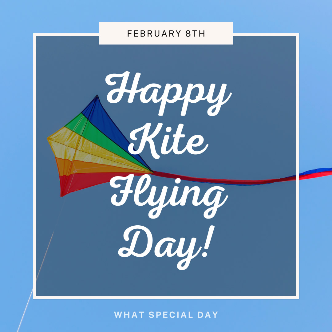 Happy Kite Flying Day! February 8th.